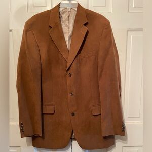 Brown Suede GIANFRANCO RUFFINI Blazer 42-L